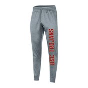 USC Trojans Men's Under Armour Gray Fleece Jogger